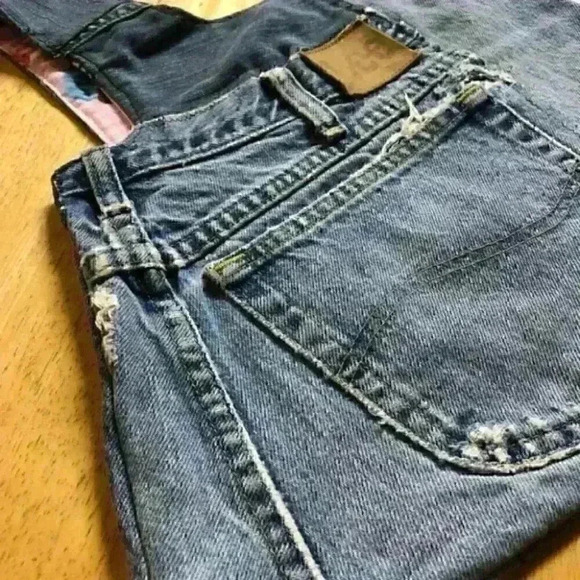 Denim patchwork cupcake pinafore 12-18 mo - Picture 7 of 8